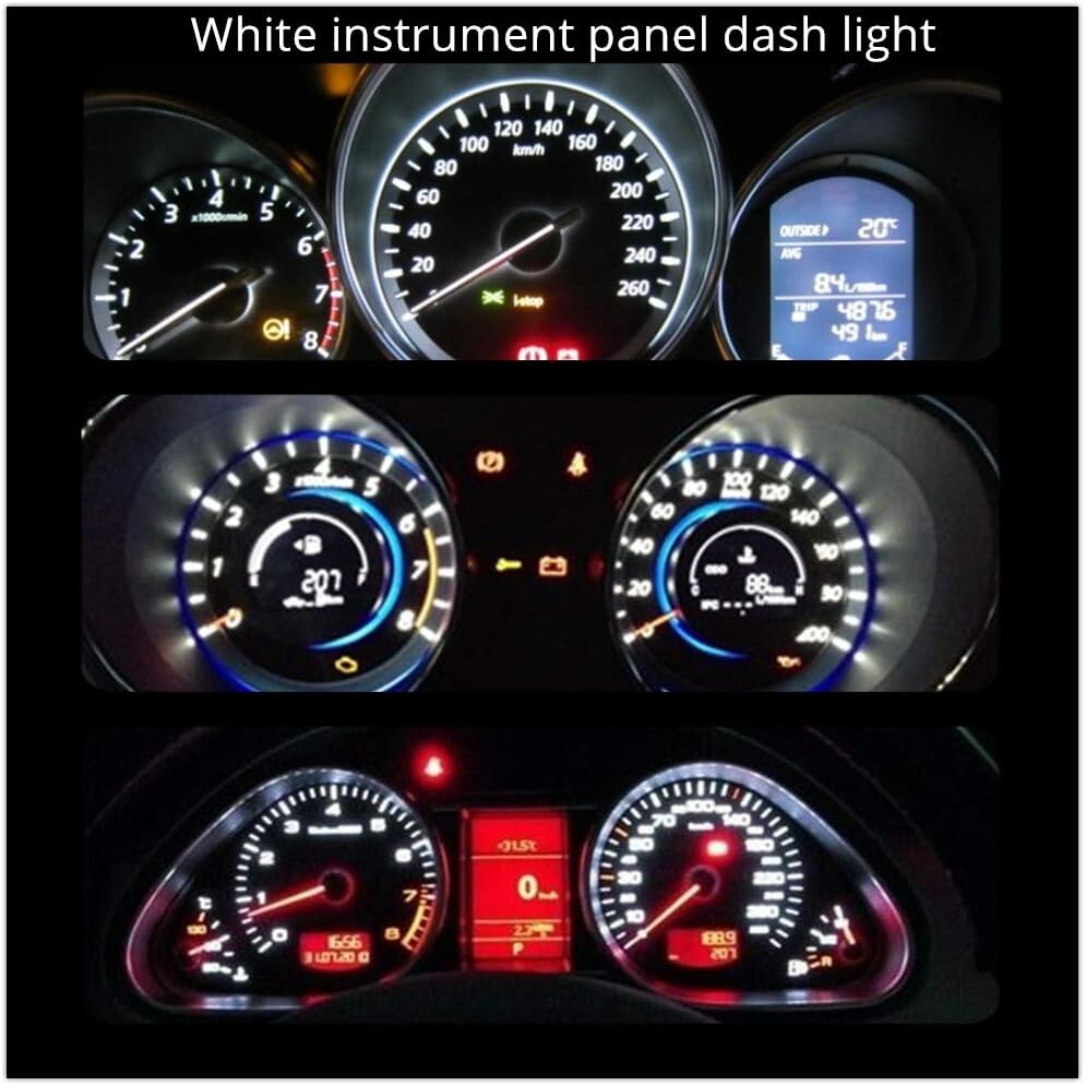 Kit de bombilla LED T5 regulable de 150 lúmenes - iluminación interior automotriz versátil- - Image 4