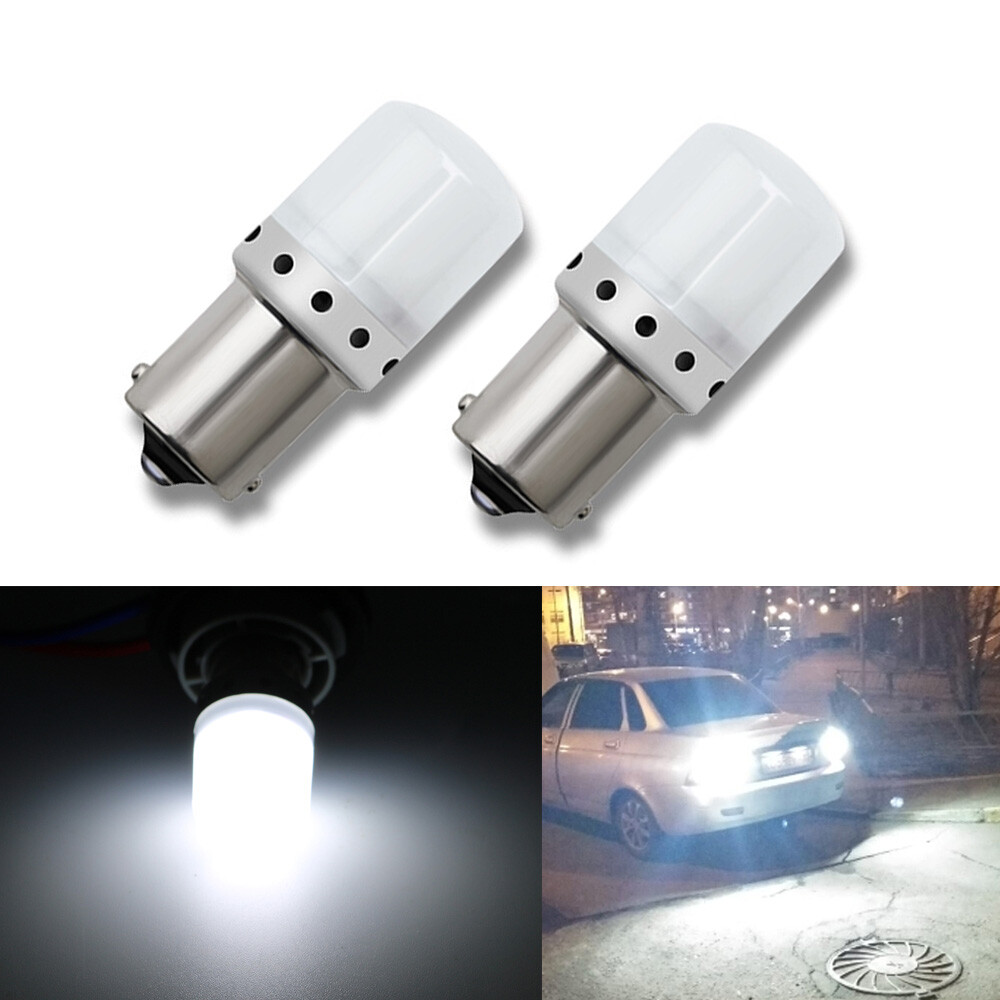 2x 1156 7506 bombillas LED brillantes 3030 RV cámper luz interior blanca G4 AUTOMOTIVE-