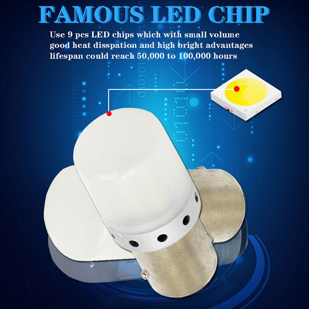 2x 1156 7506 bombillas LED brillantes 3030 RV cámper luz interior blanca G4 AUTOMOTIVE- - Image 5