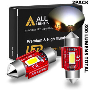 Allá Lighting LED DE3175 Interior Cortesía|Bombilla Domo Blanco Super Brillante 6K-