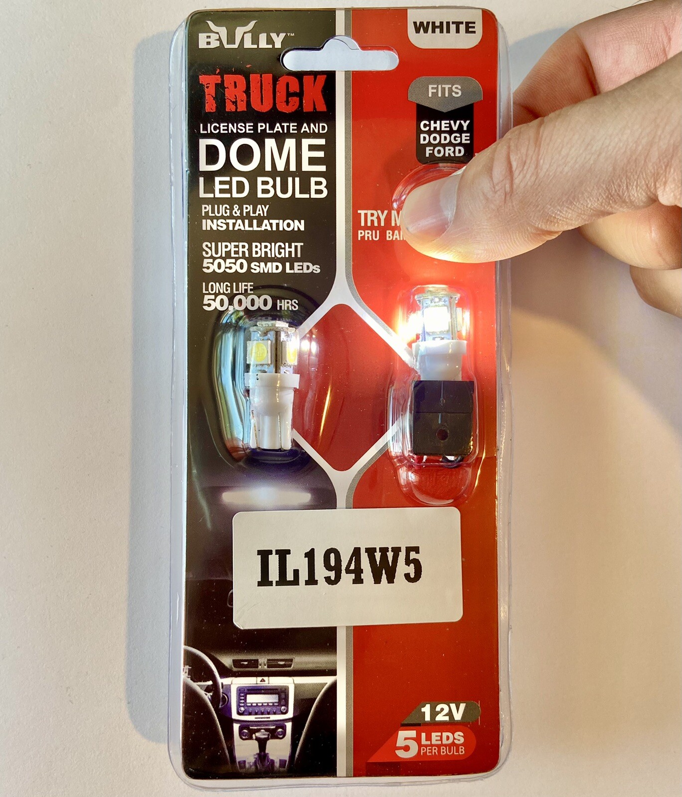 Pilot Automotive 194 Bombillas LED Super Brillantes BLANCO 12v (Juego de 4)- - Image 2