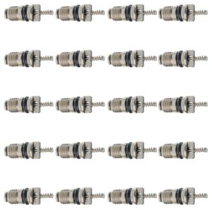 20 Pcs Air Compressor Car Valve Core Conditioning Parts Automotive Ac