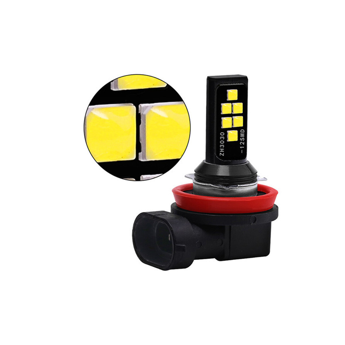 Bombilla antiniebla LED G4 automotriz 2x H11 SMD 3030 alto brillo colorido lámpara DRL- - Image 2