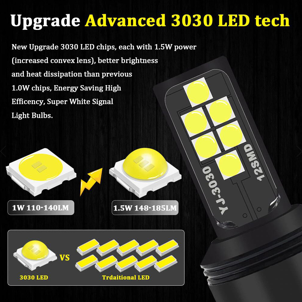 G4 AUTOMOTRIZ 2x 3156 3157 Bombillas LED 3030 Alto Brillo Colorido Luz Trasera de Freno- - Image 4