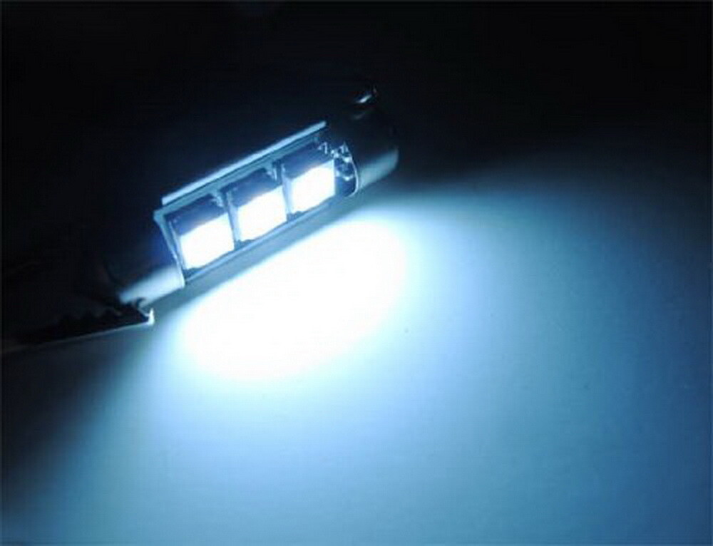 Bombillas LED Xenón Blanco 6418 C5W Sin Errores para Luces de Matrícula Euro Coche- - Image 3