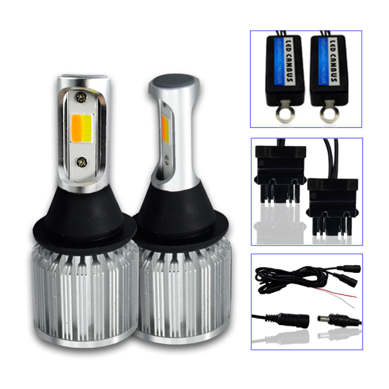 G4 AUTOMOTRIZ CANBUS T25 3157 Switchback Bombillas LED Blanco DRL Ámbar Luz de Señal- - Image 2