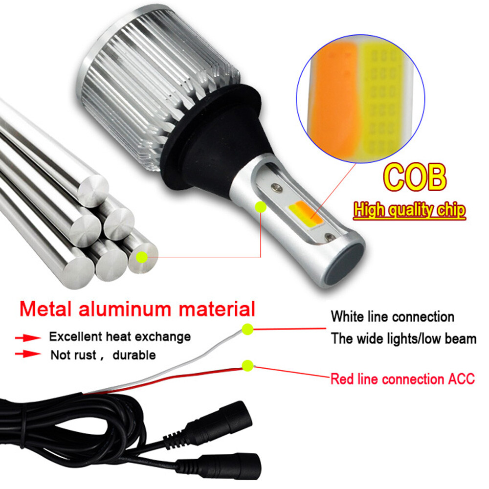 G4 AUTOMOTRIZ CANBUS T25 3157 Switchback Bombillas LED Blanco DRL Ámbar Luz de Señal- - Image 5