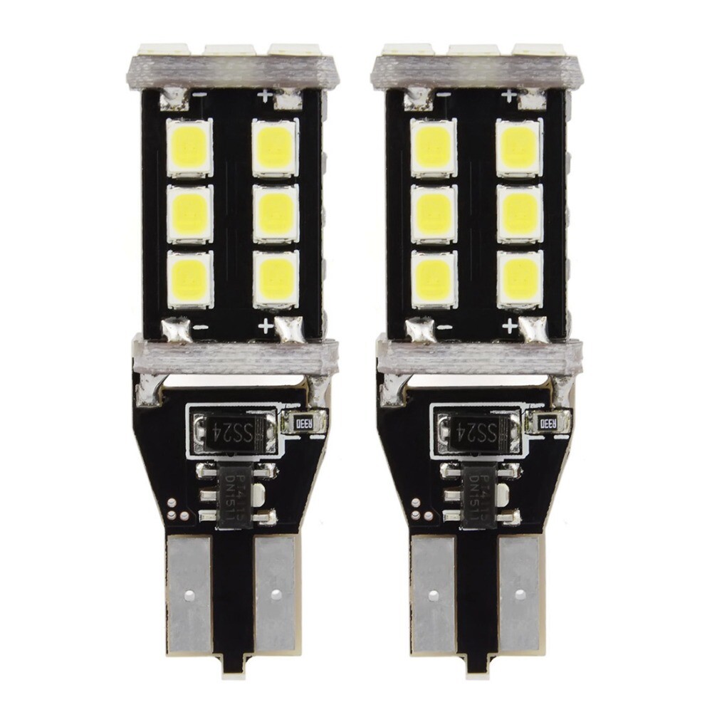 G4 AUTOMOTRIZ 2x T15 921 CANBUS LED Bombillas 2835 SMD 12V Luz de Respaldo Blanco Frío- - Image 2