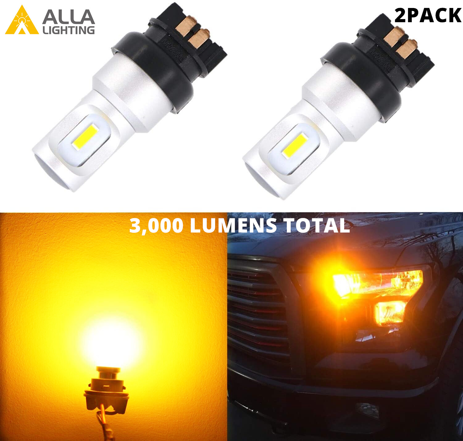 Bombillas intermitentes LED delanteras para Mini Cooper VW Audi Chrysler-