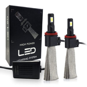 Kit de faros LED sin ventilador G4 Automotive 2x H11 H8 60W bombillas blancas brillantes 6000K-