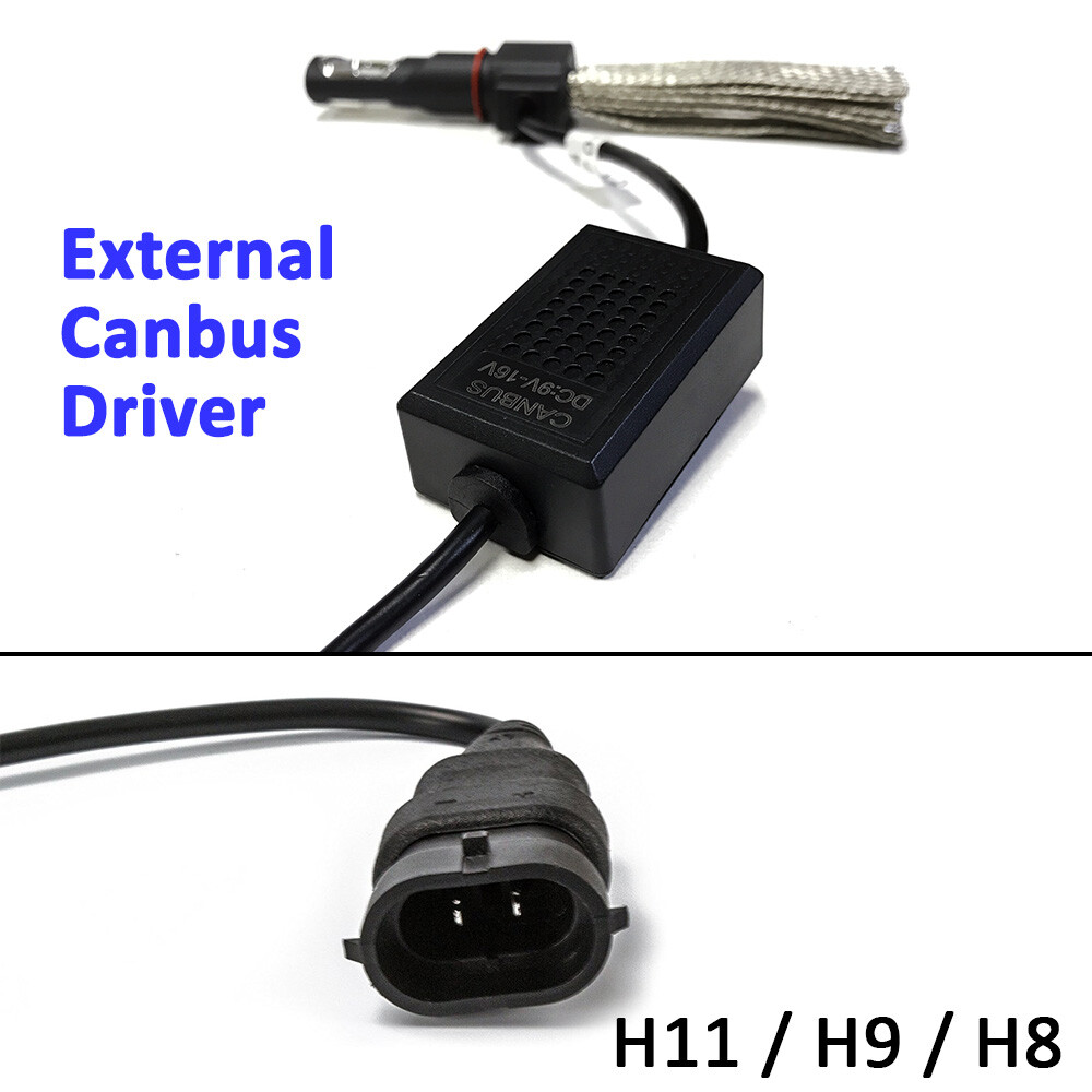 Kit de faros LED sin ventilador G4 Automotive 2x H11 H8 60W bombillas blancas brillantes 6000K- - Image 3