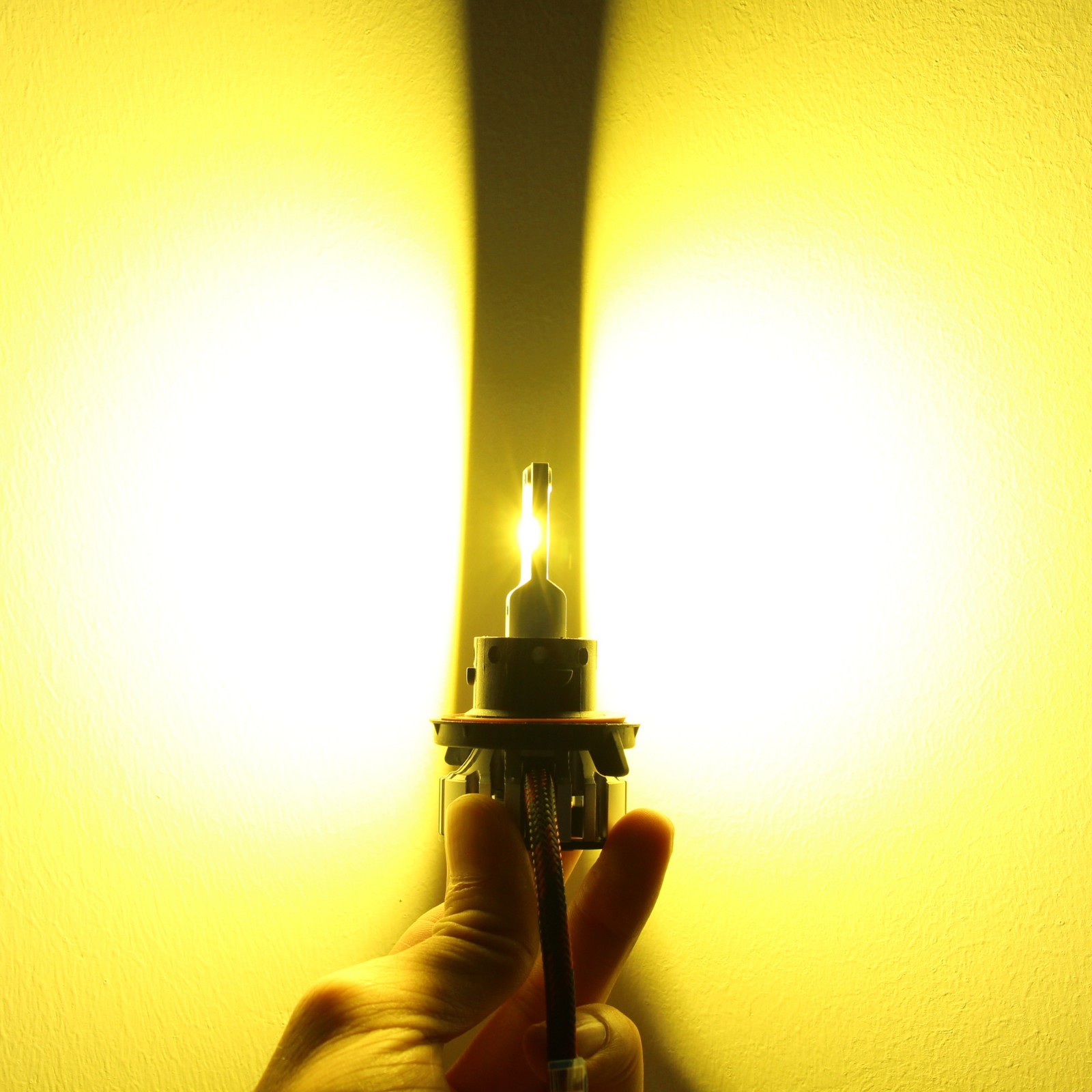Allá Lighting H13 AMARILLO LED Faro Faro Bombilla Luz Completo/Alto Bajo- - Image 2