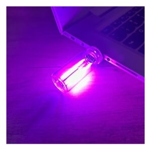 Lámparas de coche, control táctil USB luces de atmósfera interior de coche, USB interior automotriz...-