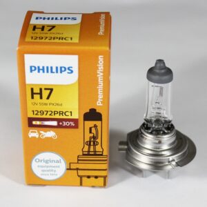 PHILIPS H7 12V55W 12972PR +30% PX26d Faros Coche Bombilla Premium Automotriz Lámpara-