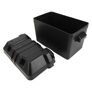 Caja de batería para autocaravana ABS anti impacto marina automotriz barco remolque caja de batería para NUEVO-
