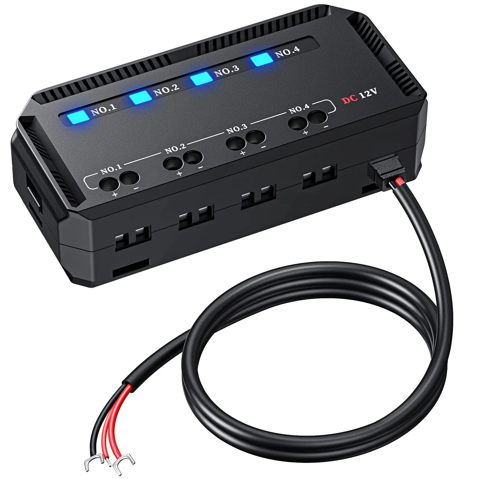 Caja de Fusibles 12V Universal 20A Automotriz Moto Bloque Fusible Resistente al Calor Soporte de Fusibles-