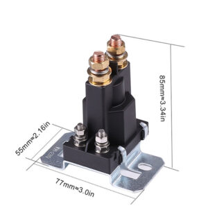 Relé de alta corriente 500A 12V/24V relé de arranque de batería doble gran corriente alimentación de automóvil-