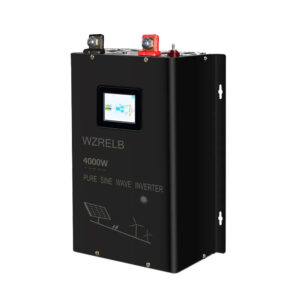 WZRELB Inversor de onda sinusoidal pura fase dividida 4000W 24V 48V a 120V 240V Power Car-