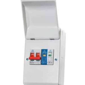 CARGADOR DE COCHE EV SPD 100A 2 polos terminal interruptor de red medidor cable de alimentación aislador-