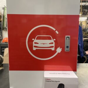 Panel de caja eléctrica EV solo para carcasa de cargador de coche, 20” W 27” H 10” D con llaves-