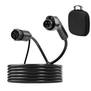Uimoso EV Charger Extension Cable 32A 21 ft J1772 Level 1/Level 2 Charging Cord