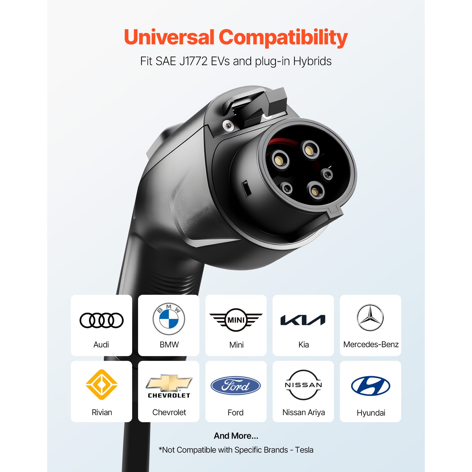 Uimoso EV Charger Extension Cable 32A 21 ft J1772 Level 1/Level 2 Charging Cord - Image 2
