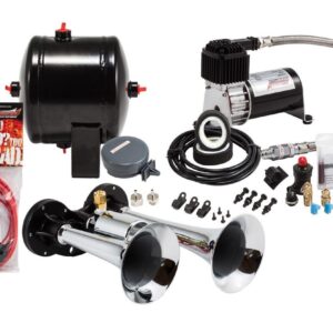 Kleinn Automotive Accessories Chrome Dual Air Horn Kit Universal*Kleinn Air Horn