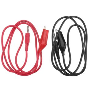 Kit de multímetro automotriz clips eléctricos de puente de línea de cables de prueba de 2 piezas-