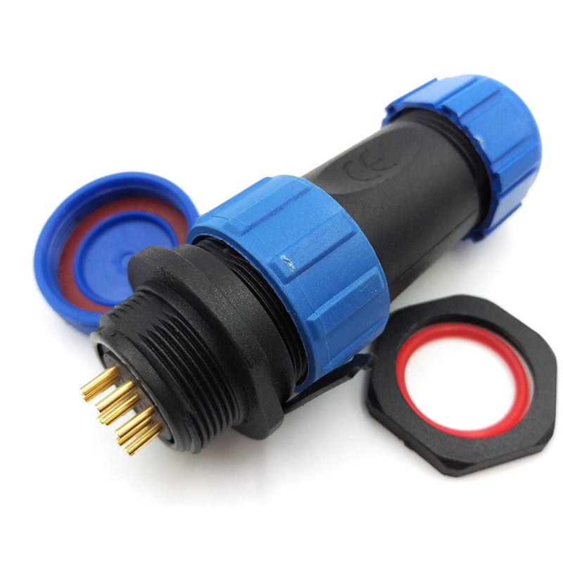 Conector de cable automotriz SP21 8 pines enchufe macho + enchufe hembra con tapa impermeable- - Image 2