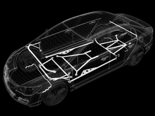 Soporte Ultra Racing Member para 10-16 PORSCHE PANAMERA 970 3.6 4x4 barras inferiores traseras- - Image 4