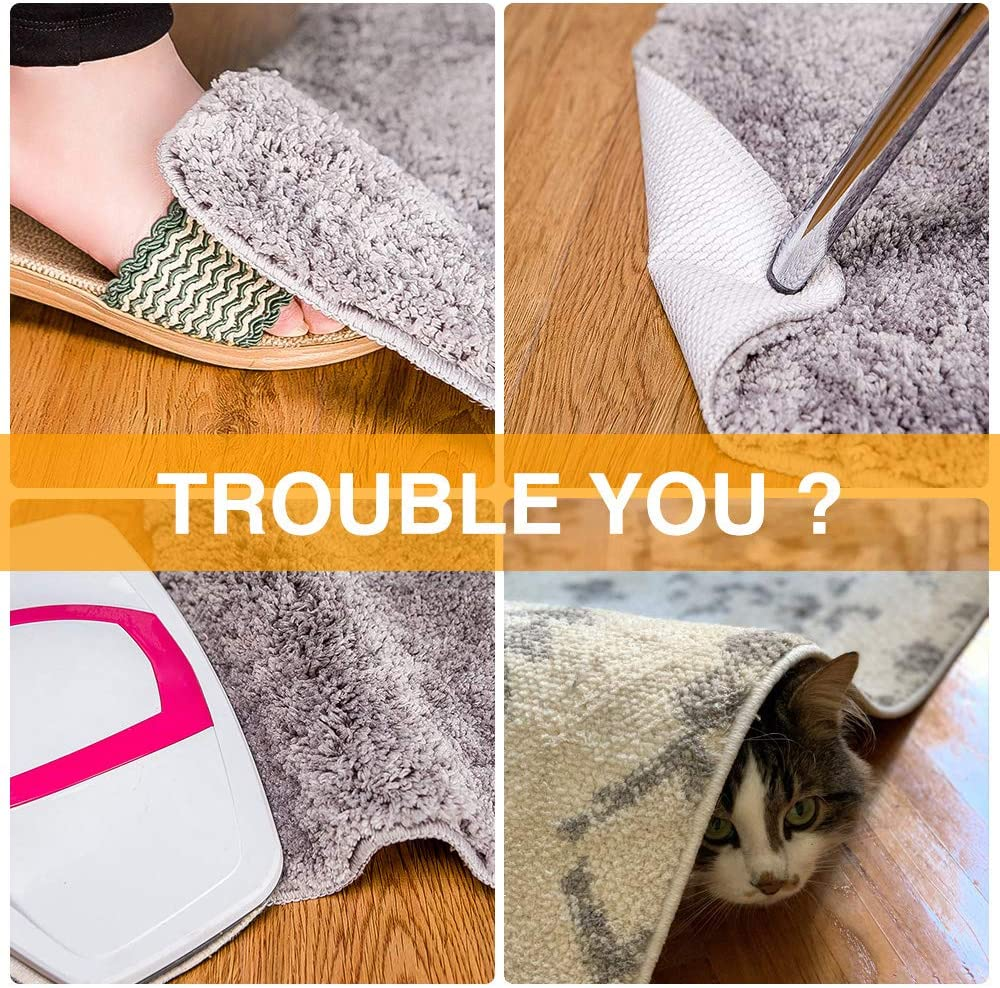 Home Techpro Rug Pad Gripper for Hardwood Floors No Damage, “Vacuum TECH” - New - Image 3