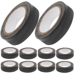 10 rollos de cinta eléctrica automotriz adhesiva aislamiento PVC ancho-
