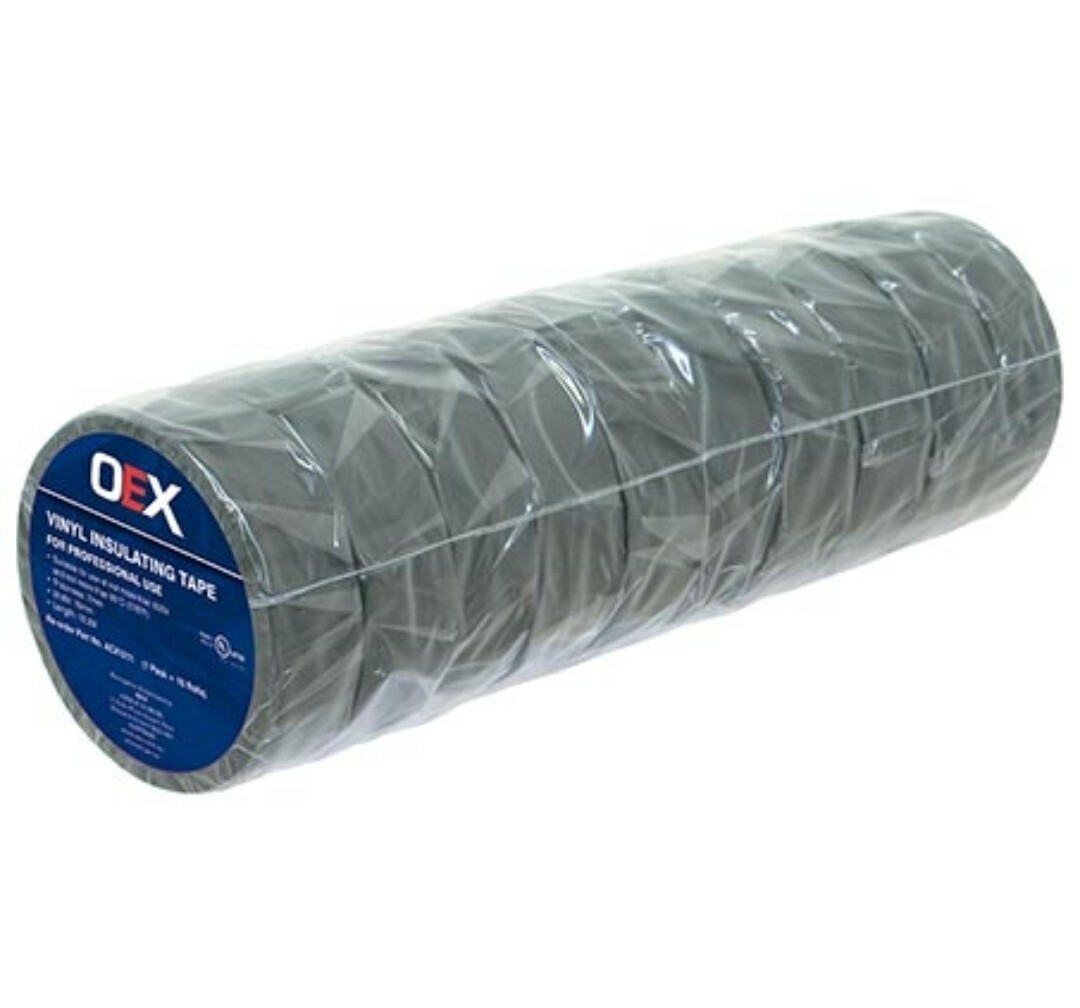 PVC Insulation Tape 19mm x 20m Automotive Electrical Tape - 10Pkt