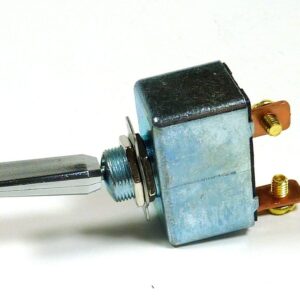 Interruptor de palanca cromado automotriz de 50 amperios 12 V CC SPST encendido-apagado marino-