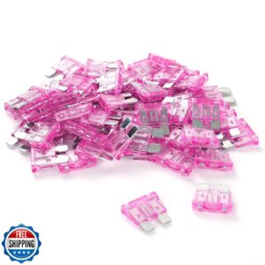 (60 piezas) Fusibles estándar para automóvil de 50 amperios, fusible automotriz 50A (ATO/ATC), fusible de hoja-