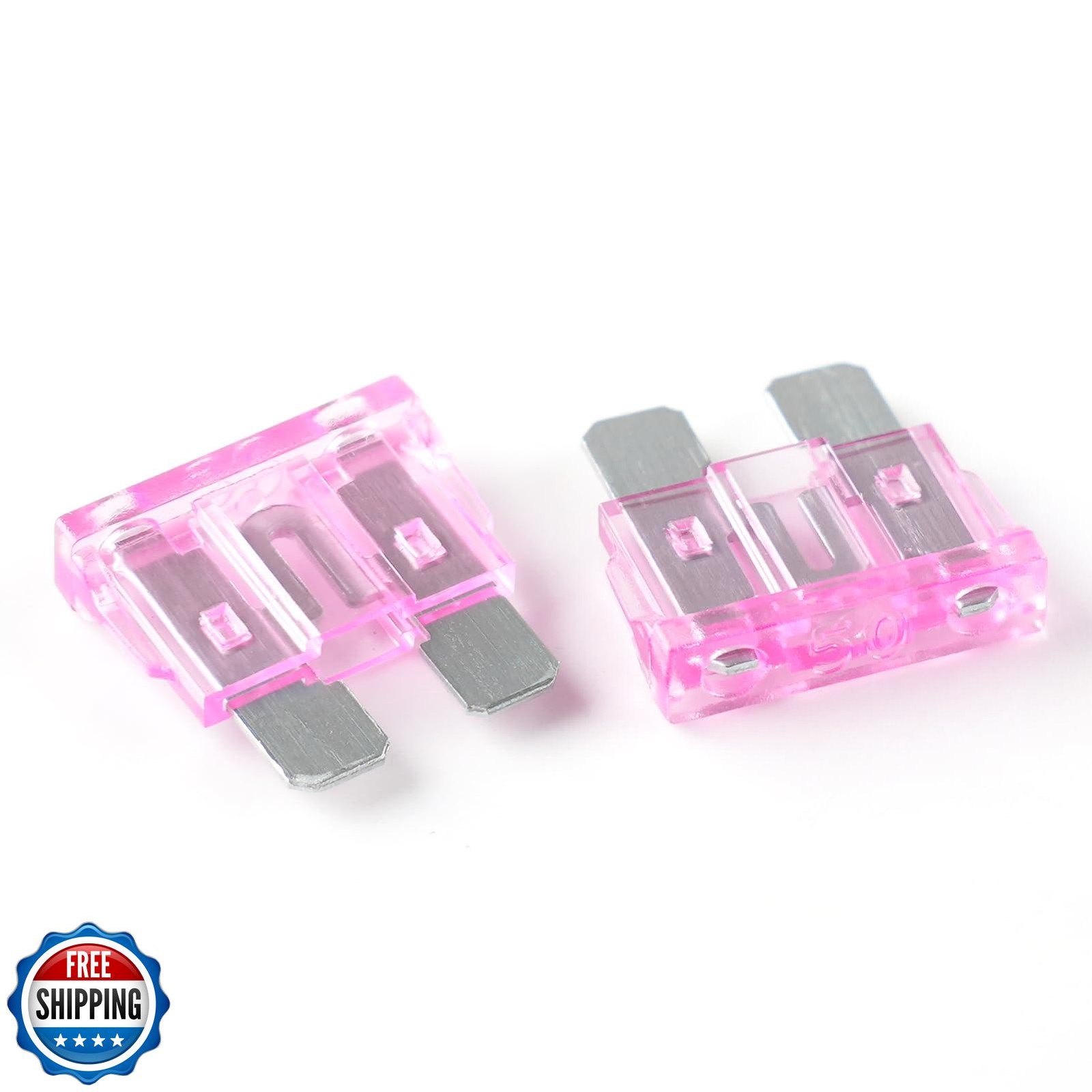 (60 piezas) Fusibles estándar para automóvil de 50 amperios, fusible automotriz 50A (ATO/ATC), fusible de hoja- - Image 2