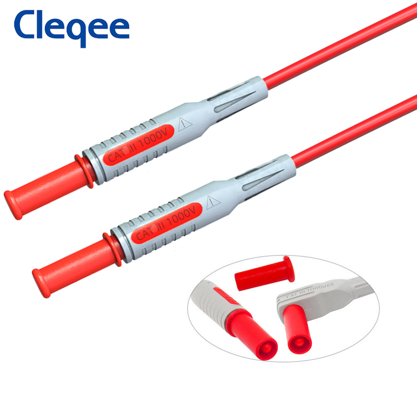 Cleqee Automotive Multimeter Test Leads Kit Insulation Wire Piercing Probe - Image 2