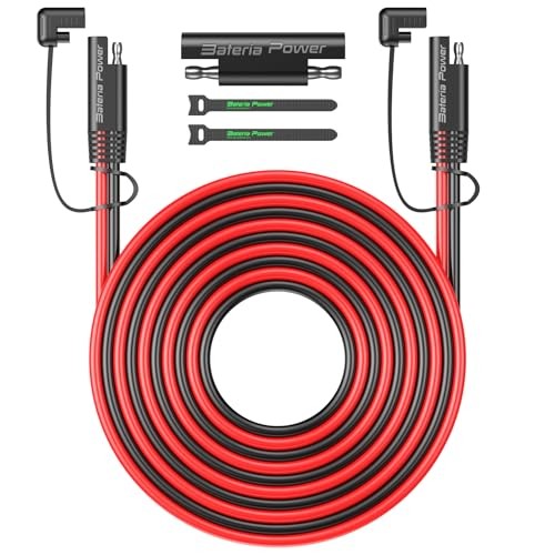 SAE Extension Cable, SAE Quick Disconnect Connector for Automotive, 16AWG 25FT - Image 2