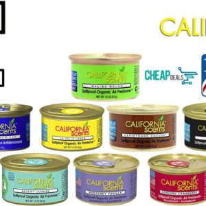 (COMPRA 2, OBTÉN 1 GRATIS) Ambientador Orgánico California Scents Lata Hogar Coche U-Pick-