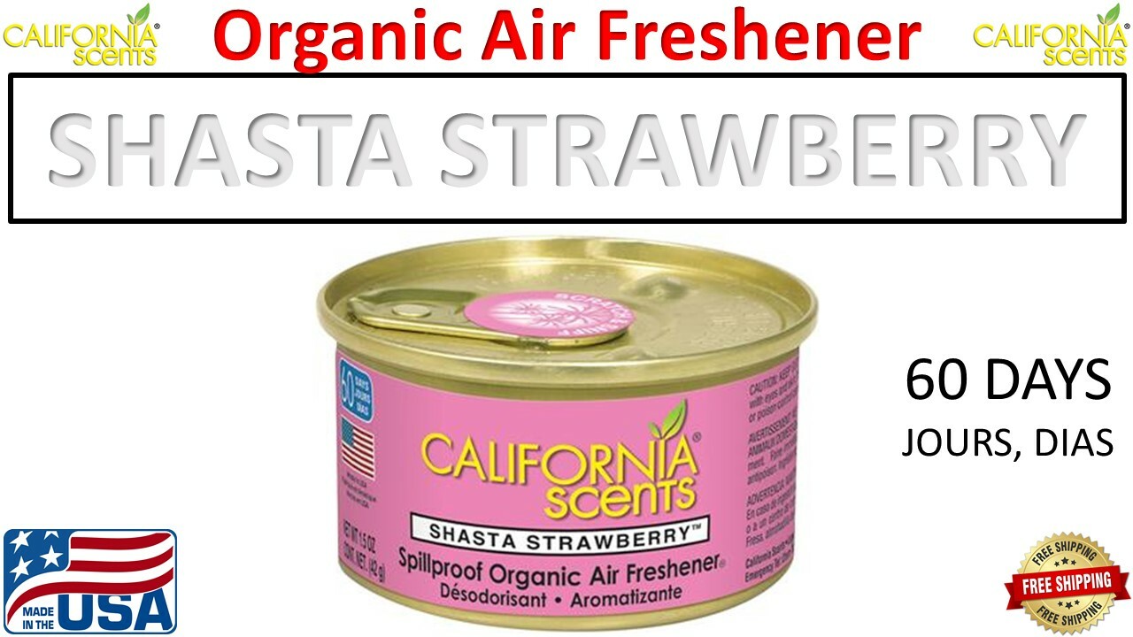 (COMPRA 2, OBTÉN 1 GRATIS) Ambientador Orgánico California Scents Lata Hogar Coche U-Pick- - Image 4
