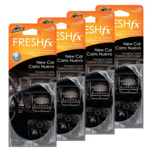 Tarjeta colgante ambientador coche Armor All FRESHfx, 12 unidades (coche nuevo)-