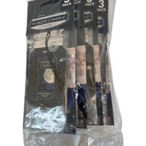 Ambientador de aire 12 velas Yankee aroma nocturno verano tarro coche 4 tarjetas de 3 = 12-