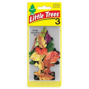 Ambientador automático Little Trees, tarjeta colgante, aire fresco de otoño, paquete de 3-