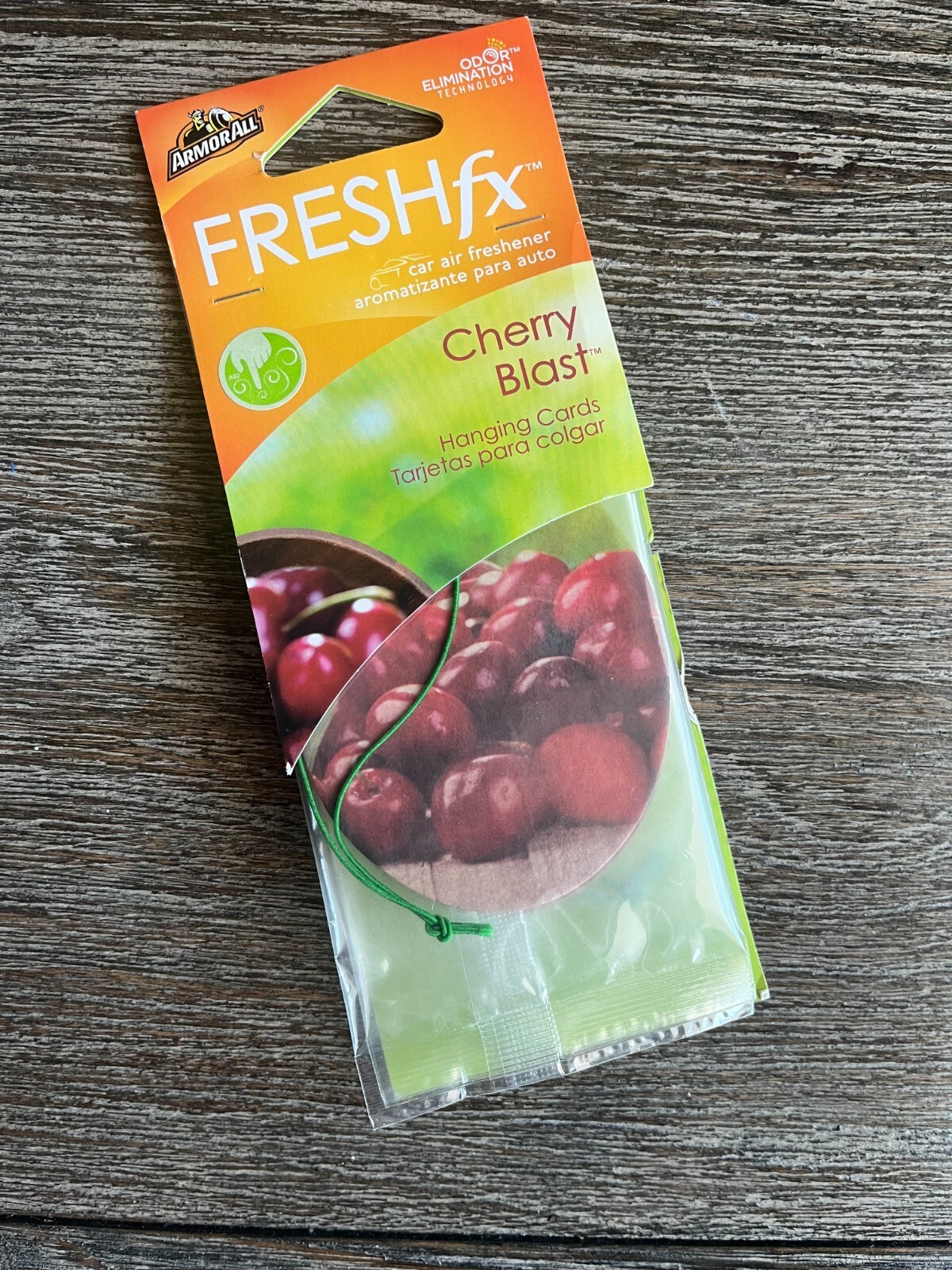 Tarjeta colgante ambientador coche Armor All FRESHfx, 3 unidades - Cherry Blast-