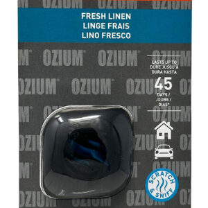 Ambientadores de aire acondicionado con clip de ventilación para automóvil de membrana de ozio, lino fresco-