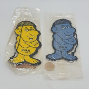 Juego de 2 ambientadores de coche Jenray vintage novedad chico coche nuevo y vainilla-