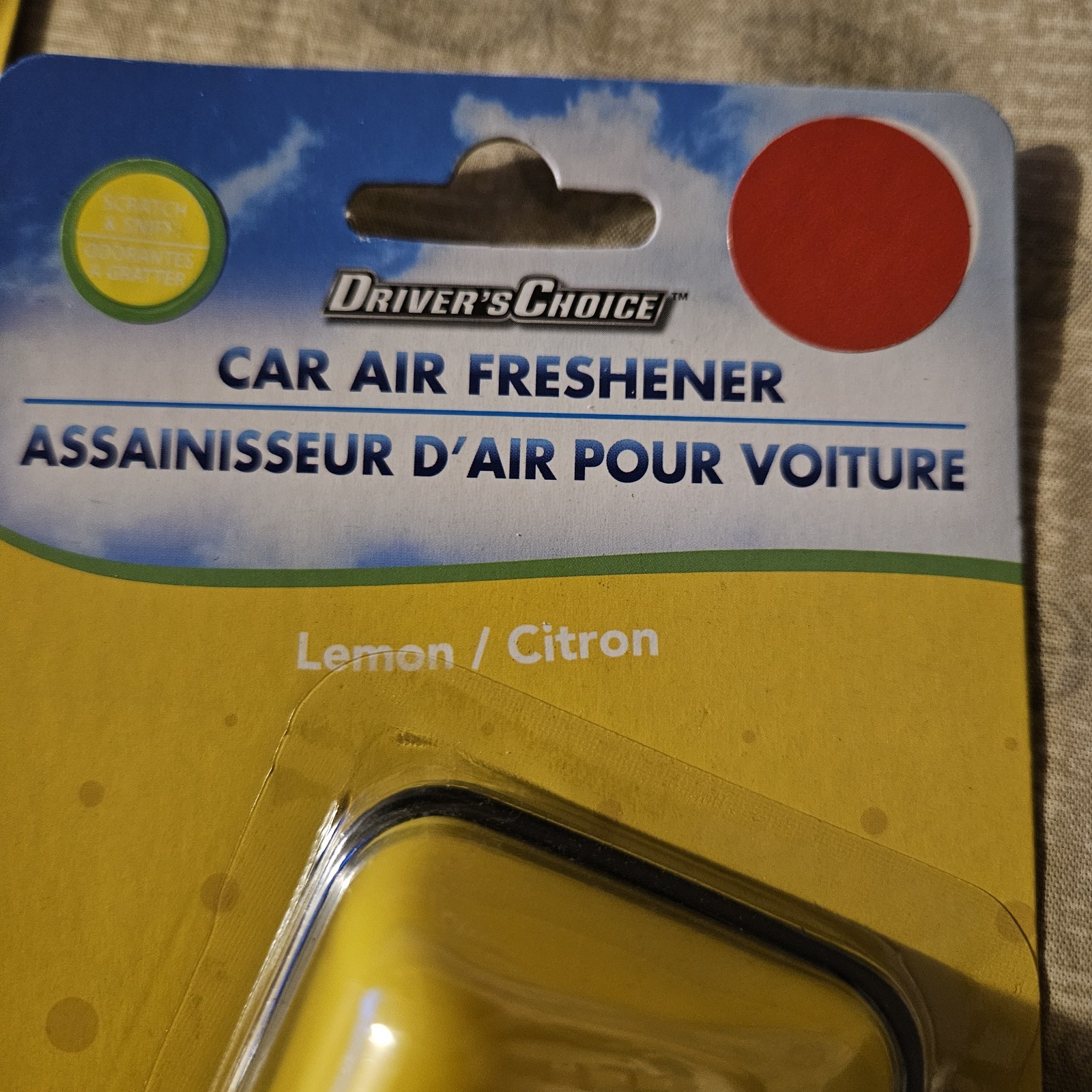 Taxi Light Themed 3D Auto Car Air Freshener Lot Of 2 - Lemon Scented Gift Funny - Image 3