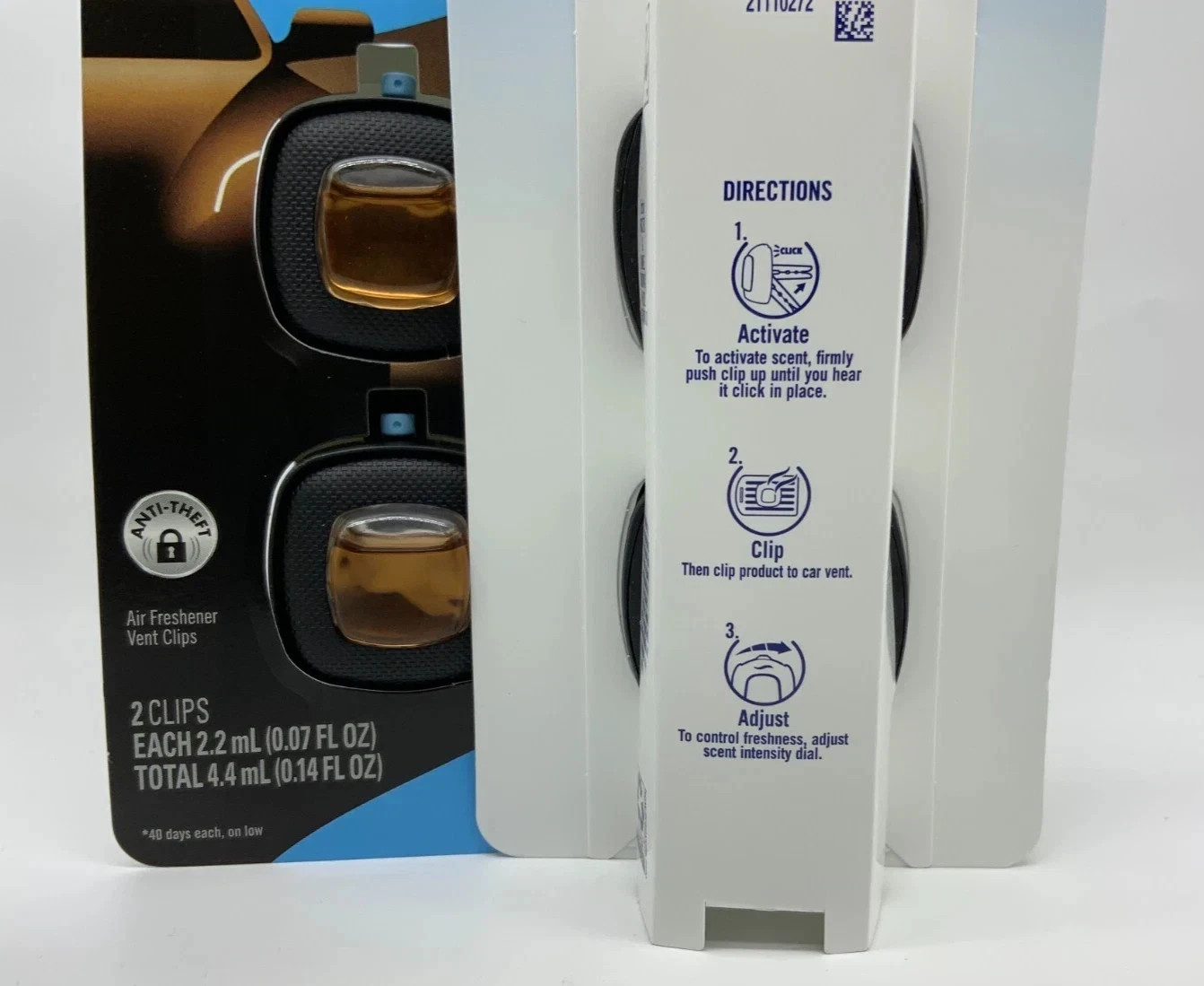 Ambientadores de aire de ventilación de cuero Febreze para automóvil - Paquete de 4 eliminadores de olores para vehículos- - Image 2