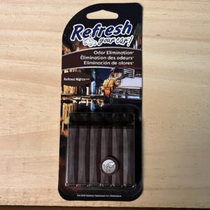 Refresca tu coche paquete de 6 ambientadores de aire con clip de ventilación para coche con aroma nocturno refinado-