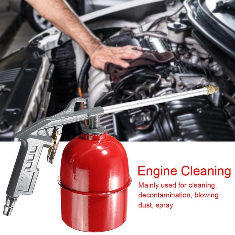 Pulverizador de aire solvente para limpieza de motor de automóvil desengrasante sifón herramientas gris ss- - Image 2